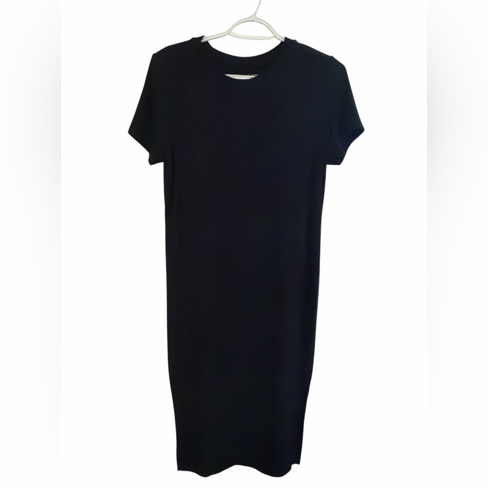 A Pea in the Pod Maternity Soft Black Midi Dress size M